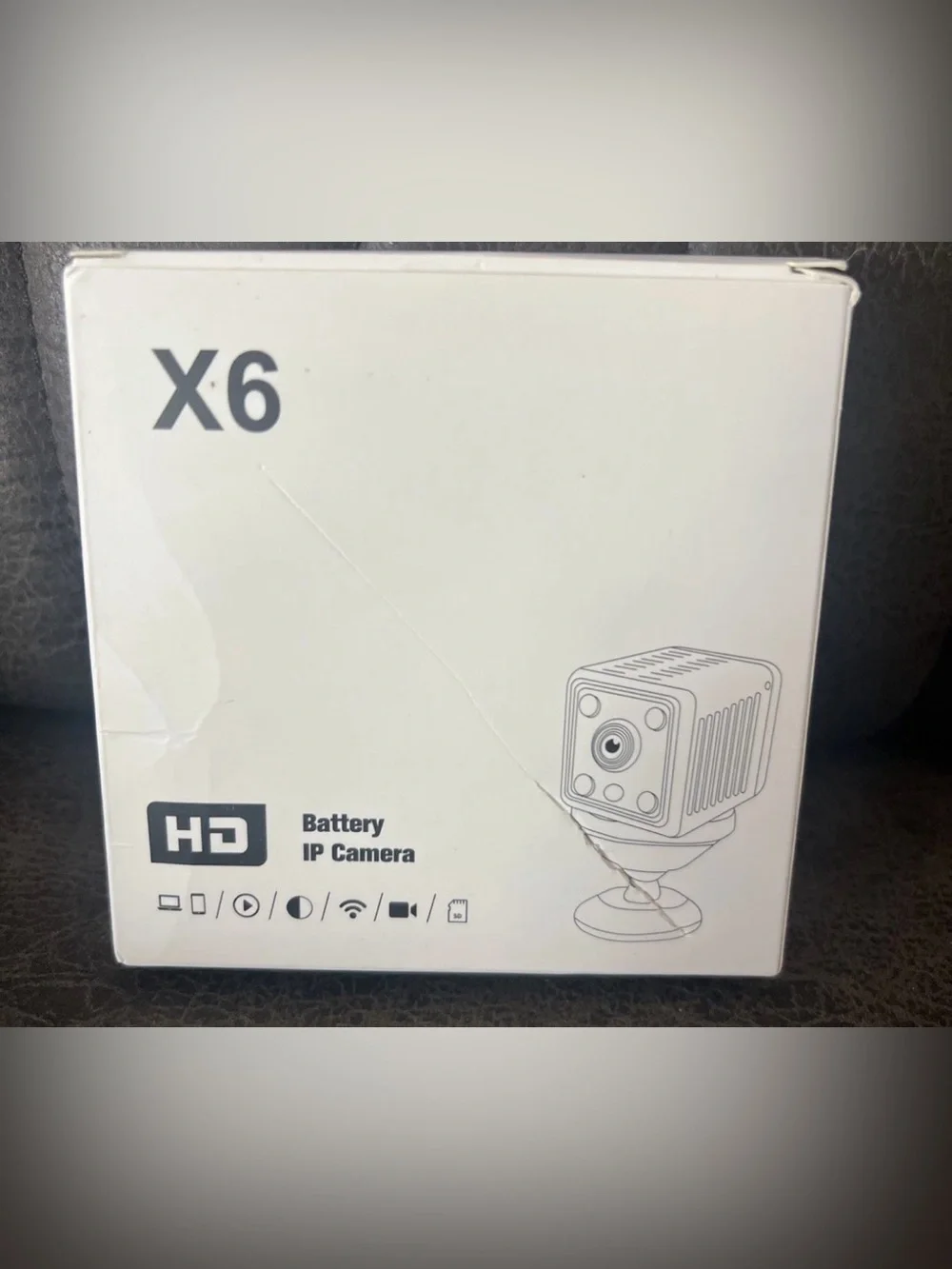 NWT HD 6X Battery IP Camera WDR Detection TFCard Cloud 20FPS Modern Surveillance